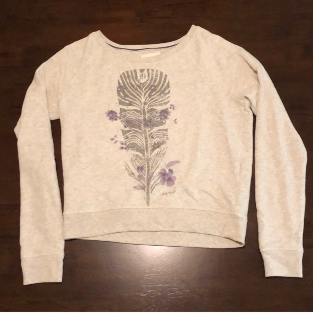 Long sleeve Levi's crop top